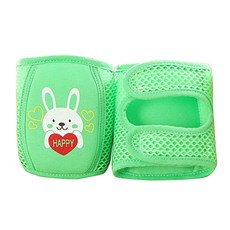 BEBENIZ 爬行學步護膝墊, 綠色兔子款, 1組