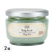 SABON 身體磨砂膏 芒果奇異果, 320g, 2罐