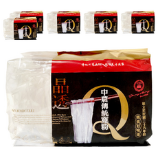 中農粉絲 傳統寬粉, Q薄軟嫩, 晶瑩剔透, 適合各式寬粉煲、涼拌寬粉等料理, 210g, 6袋