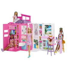 Barbie 芭比 夢幻度假小屋組, 1盒, 混和顏色
