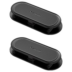 Mcdodo 麥多多 彩虹系列 多功能集線器 ABS材質 繞線器, 黑色, 2個