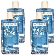 MAYBELLINE 媚比琳 台灣公司貨 輕柔眼唇卸妝液, 150ml, 4瓶, 4件