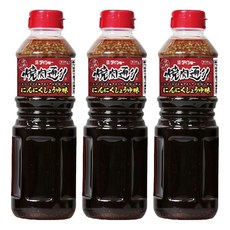 DAISHO 大逸昌 大蒜醬油風味烤肉醬, 575g, 3瓶