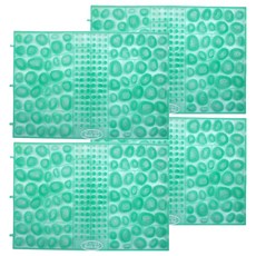 Kantos 健身墊, 4個, 透明綠色