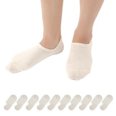 가나양말 여성용 운동화 골지덧신 10켤레