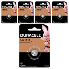 듀라셀 리튬 코인 건전지 CR1616, 5개, 1개입