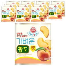 오뚜기 가벼운 황도 통조림, 280g, 12개