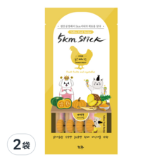 Chogong 朝貢 5KM 營養蔬果肉泥 犬貓用, 免疫力 雞胸肉, 56g, 2袋