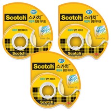 3M Scotch 可重複黏貼雙面膠帶 238 19mm x 5.08m, 3個