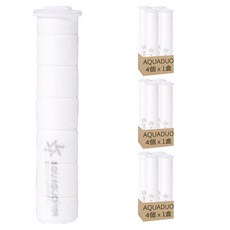 AQUADUO 淨水蓮蓬頭濾芯 27 x 117mm 4個, 3盒