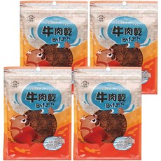 澎湖牛屎窟 原味牛肉乾, 130g, 4包