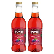 PONTI 紅酒醋, 500ml, 2瓶