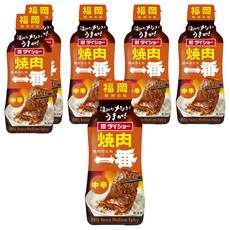 DAISHO 大逸昌 燒肉一番 辣味烤肉用醬, 6個, 235g