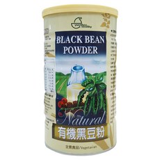 元豪食品 有機黑豆粉 純素, 600g, 1罐, 1罐
