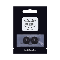 DEKONI AUDIO AirPods Pro 1/2代 耳塞套 1對 S, AirPods Pro 耳塞 (S號), 黑色