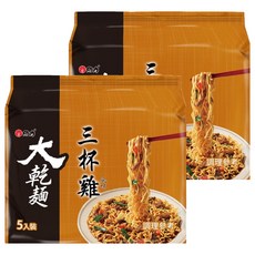 維力 大乾麵 三杯雞風味, 95g, 10包