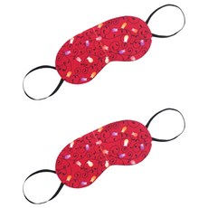 Green Life 草本眼部熱敷袋 掛繩型 紅色, 1入, 2個