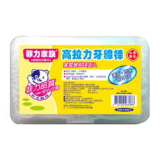 菲力家族 高拉力牙線棒, 400支, 1盒