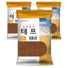 대구농산 테프, 2kg, 3개