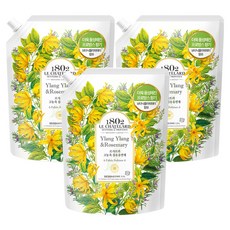 1802 LE CHATELARD Botanic Castle 衣物柔軟精 依蘭迷迭香 補充包, 1.5L, 3個