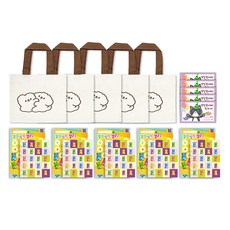 멜로우스토리 스마일베어 답례품 칭찬 선물세트 허그베어, 혼합색상, 5세트