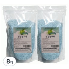 맛깔 설탕 솜사탕 전용 설탕 사과향, 500g, 8개