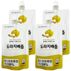 YEONDOOFARM 水梨及桔梗汁, 4包, 100ml