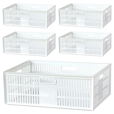 KEYWAY 聯府 超大總理萬用籃 24L, 白色, 5個