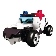 LaQ Q版警察車積木玩具 39pcs + 8pcs 拼裝益智玩具, 1個