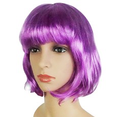 파티 코스프레 단발머리 가발, 08퍼플, 1개