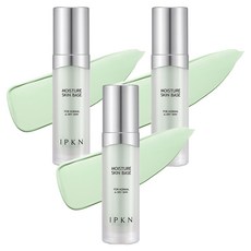IPKN 保濕護膚基底適合中性至乾性皮膚, 01 Pure Green, 3瓶