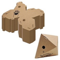 PETSMON 紙製寵物藏食玩具 4種 各8入, 1套, 混合顏色