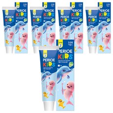 페리오 스텝2 키즈 마일드치약 청포도향, 5개, 75g