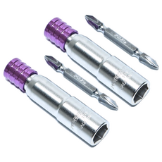 POWER LINE 長型六角快換套筒 分離式 13mm PL118-13, 2個