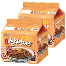 Paldo 八道 一品 三鮮炸醬麵 Set 海鮮風味濃郁 麵條彈牙有嚼勁, 8包