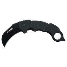 Schrade 折刀 Karambit 爪刀 9Cr18MoV高碳鋼 G10握柄 附背夾, 戶外露營刀具, SCH110, 1支