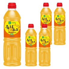伊恩柚子醬汁, 900ml, 5個
