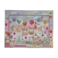 HUNDRED PICTURES 百耘圖 Disney Ufufy 花漾氣球拼圖 3歲以上 530 x 380mm, 花漾氣球 多色, 520片, 1個