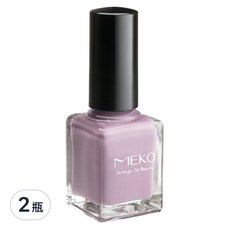 MEKO灰階童話系列 指甲油 類光療 好上手無刷痕, 紫羅蘭花語12, 12ml, 2瓶