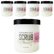 ESTESOPHY 胎盤素身體磨砂鹽皂, 1kg, 5個