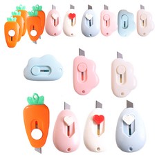 拆箱刀 雲朵 2入 + 胡蘿蔔 2入 + 雞蛋 2入, 隨機出貨, 3套