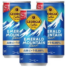 Georgia 喬亞 日本原裝翡翠山咖啡, 185ml, 3個