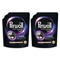 퍼울 다크 세탁세제 리필 드럼용, 1.7L, 2개