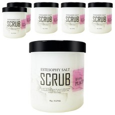 ESTESOPHY 胎盤素身體磨砂鹽皂, 1kg, 6個