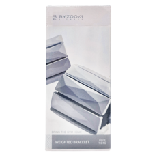 BYZOOM FITNESS 重量手環 1.0公斤, 91 x 335mm, 白色, 1組