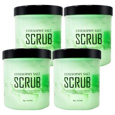 ESTESOPHY 身體去角質鹽皂 蘆薈, 1kg, 4個