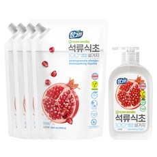 참그린 설거지 주방세제 석류식초 860ml 4p + 석류 470g, 1세트