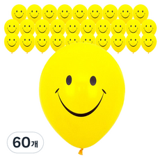 Sempertex 微笑氣球 30cm, 60個, 黃色
