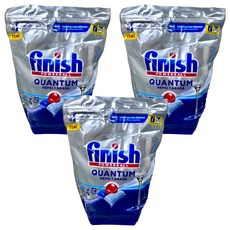 finish 洗碗錠 原味 72顆, 148.8g, 3袋