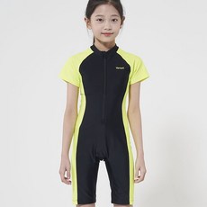 VersoA 女童短袖室內連身泳衣